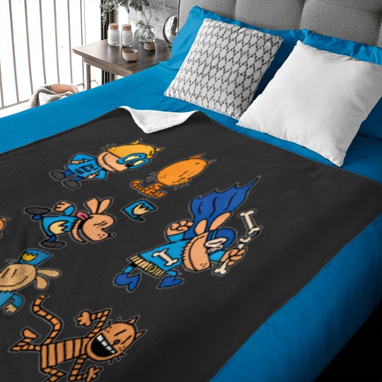Discover Dog Man Baby Blankets