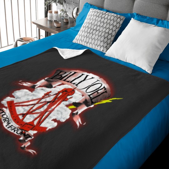 Discover 1990 Billy Joel Storm Front, Only The Good Die Young Vintage Baby Blankets