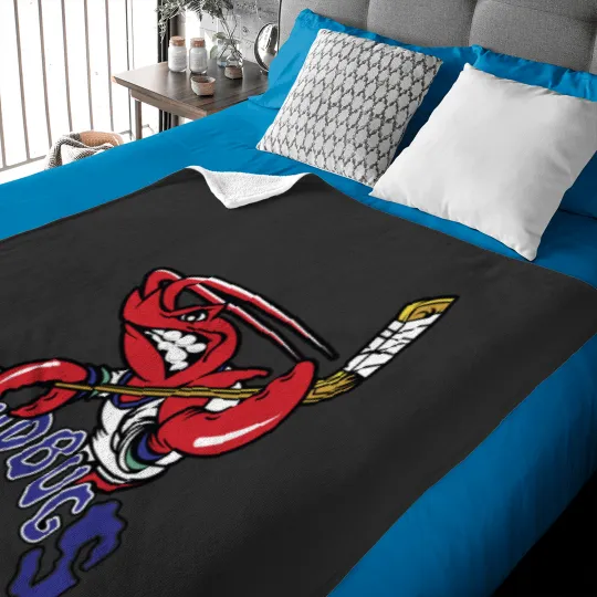 Discover Bossier shreveport mudbugs ice hockey  t Baby Blankets