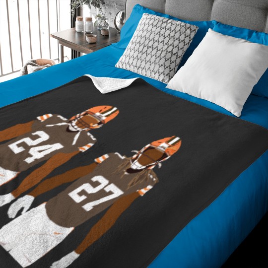 Discover Nick Chubb  Kareem Hunt Baby Blankets