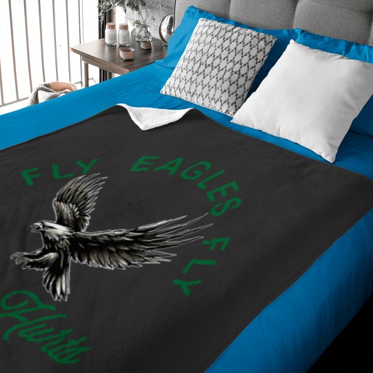 Discover Eagless fly love hurts Baby Blankets