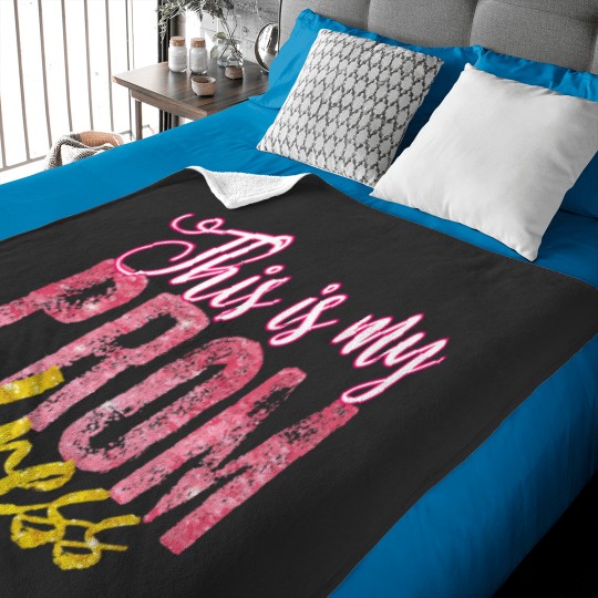 Discover Cool This Is My Prom Dress Funny School Promenade Gift Premium Baby Blankets