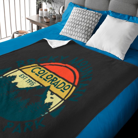 Discover Rocky Mountain National Park Colorado Hiking Nature Outdoors Baby Blankets