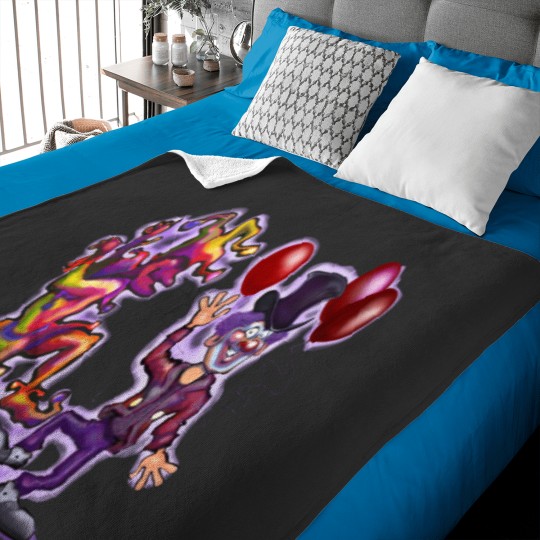 Discover Clowns (1) Baby Blankets