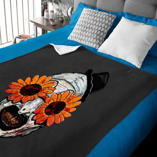 Discover Art The Clown Terrifier 2 Sunflower Sunglasses Baby Blankets