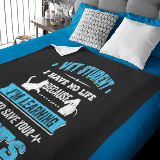 Discover Vet Student Veterinary School Veterinarian Gift Baby Blankets
