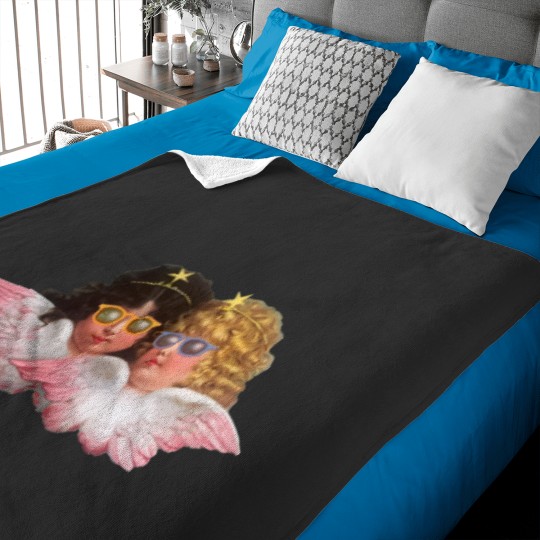 Discover Vintage Fiorucci T-shirt,Angels tee Baby Blankets