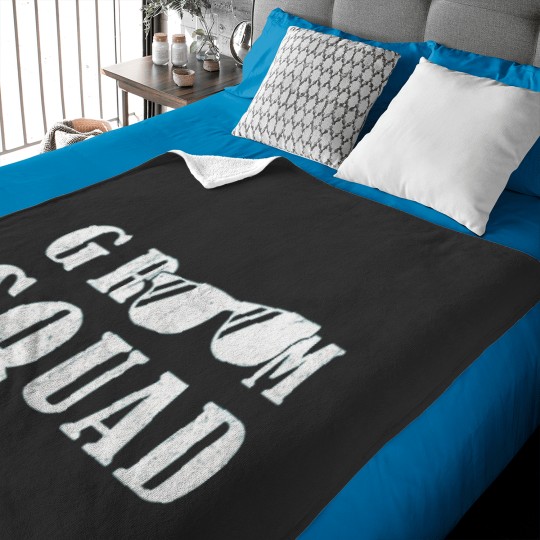 Discover Groom Squad Groomsmen Funny Stag Bachelor Party Baby Blankets