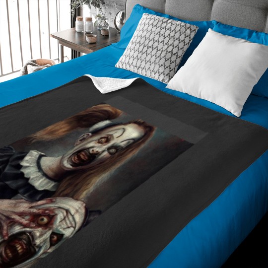 Discover Terrifier 2- The Little Pale Girl Graphic Baby Blankets