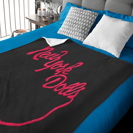 Discover Private New York Dolls World Baby Blankets
