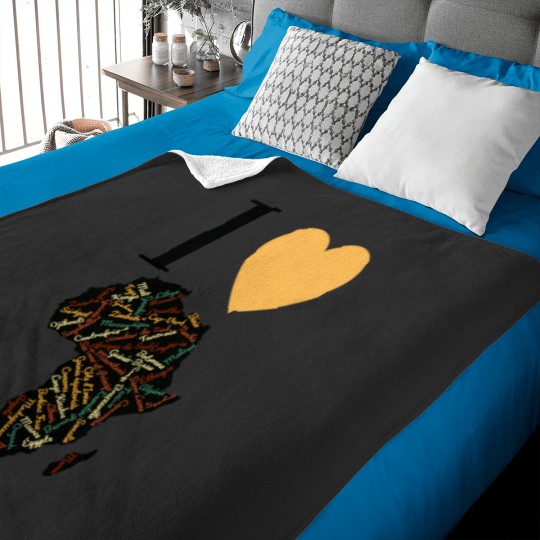 Discover I Love Africa Pays d Afrique in French Baby Blankets