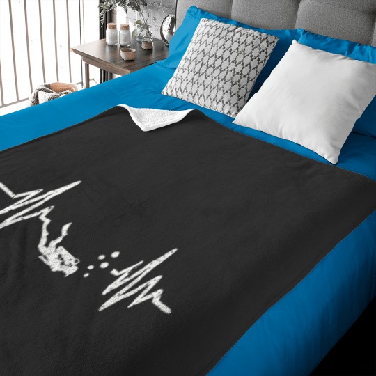 Discover Diving frequency Baby Blankets