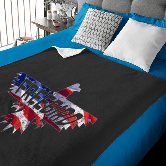 Discover LyricLyfe Tee FREE BIRD BY RONNIE VAN ZANT ALLEN COLLINS Baby Blankets