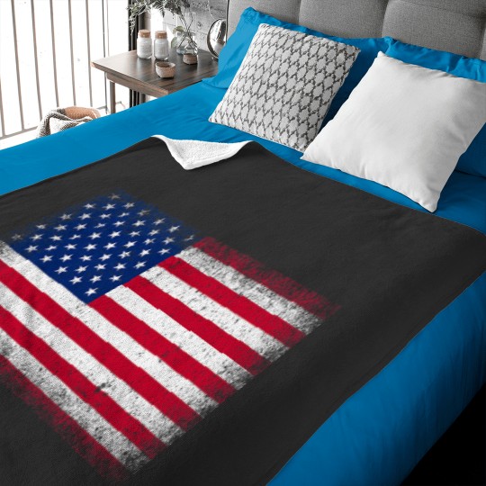 Discover US Flag Fourth of July American Baby Blanket