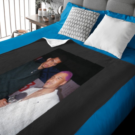 Discover Victor Wembanyama X Jeremy Sochan Graphic Baby Blankets