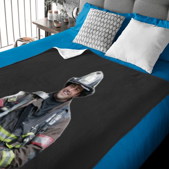 Discover Kelly Severide Taylor Kinney Chicago firess Baby Blankets