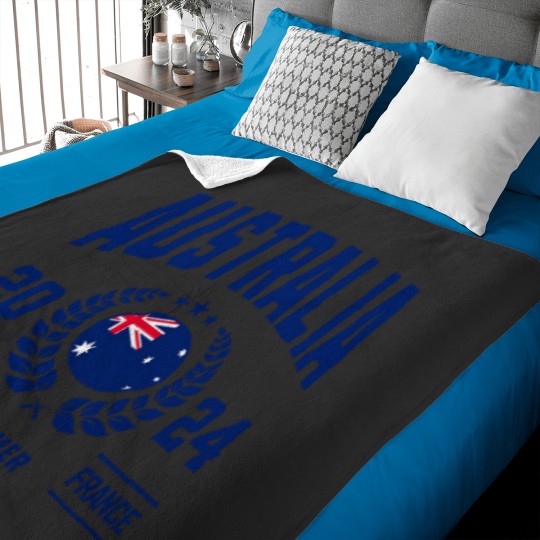 Discover Team Australia 2024 Olympics supporter gift Baby Blankets