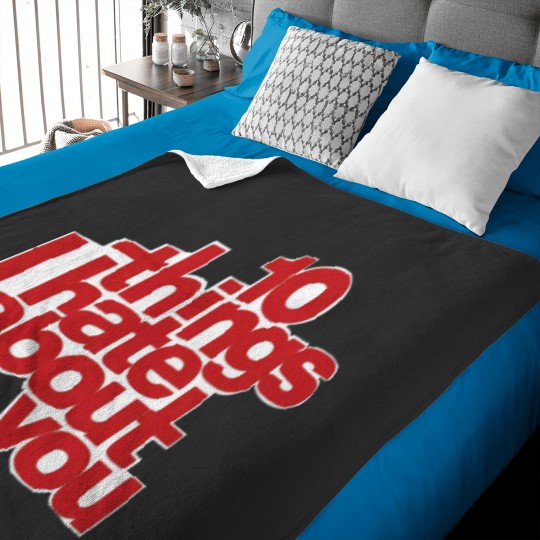 Discover 10 things I hate about you Active Baby Blankets