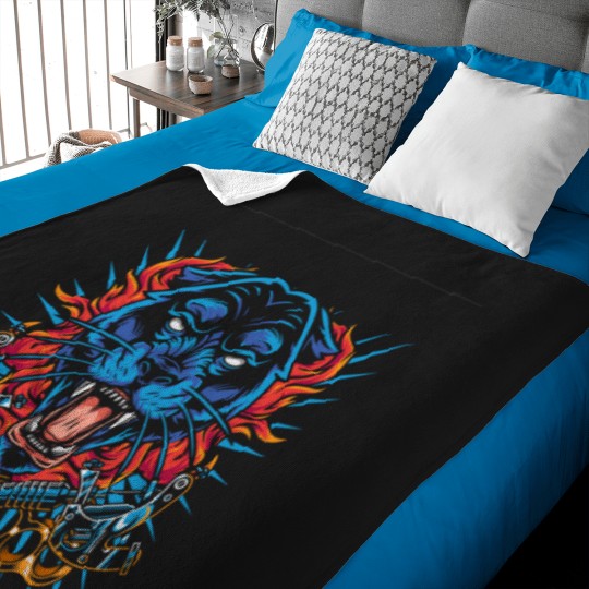 Discover Vintage illustrationFitted V-Neck(1) Baby Blankets
