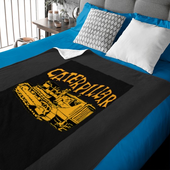 Discover Caterpillar Caterpillar Bulldozer Baby Blankets