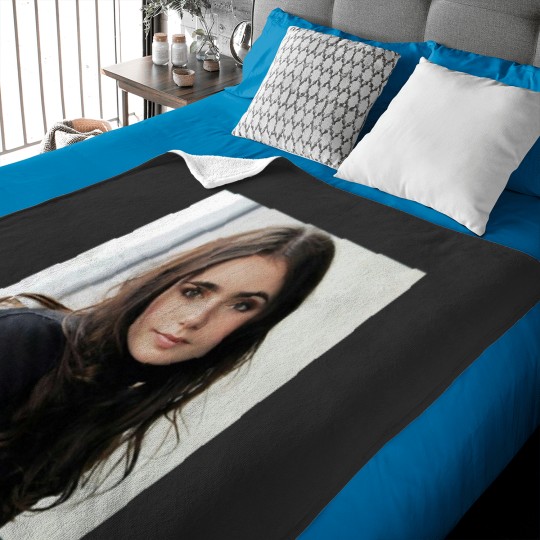 Discover Lily Collins Active Baby Blankets