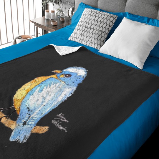 Discover THE BLUE BIRD Baby Blankets