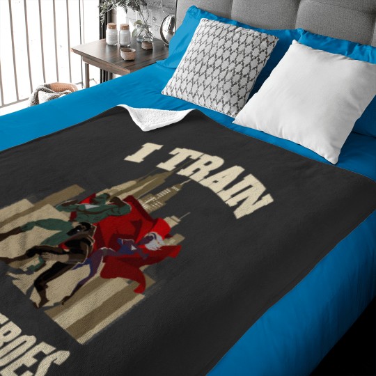 Discover I Train Superheroes Personal Trainer Baby Blankets