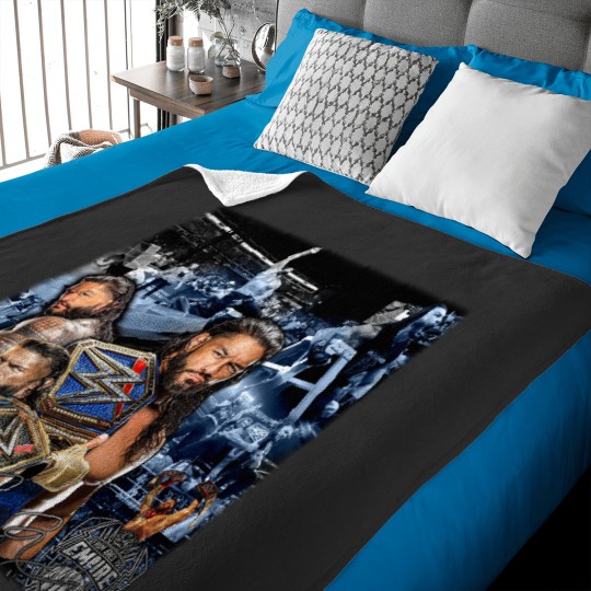 Discover Vintage Roman Reigns Bootleg Style Baby Blankets, Roman Reigns