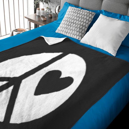 Discover Peace and love Baby Blankets