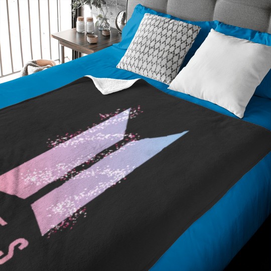 Discover BTS Logo Baby Blanket
