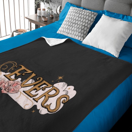 Discover The School for Good and Evil The Evers Pink Floral Fantasy Logo Baby Blankets