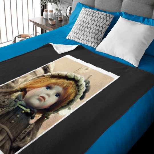 Discover Crystal mixed ceramic exoskeleton girl Baby Blankets