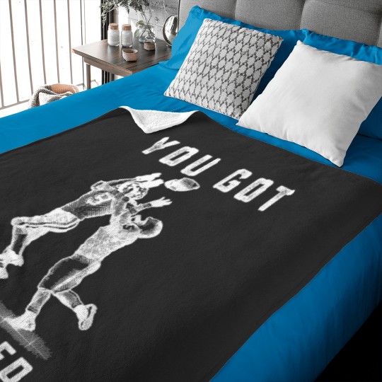 Discover you got mossed sports football funny gift Baby Blankets