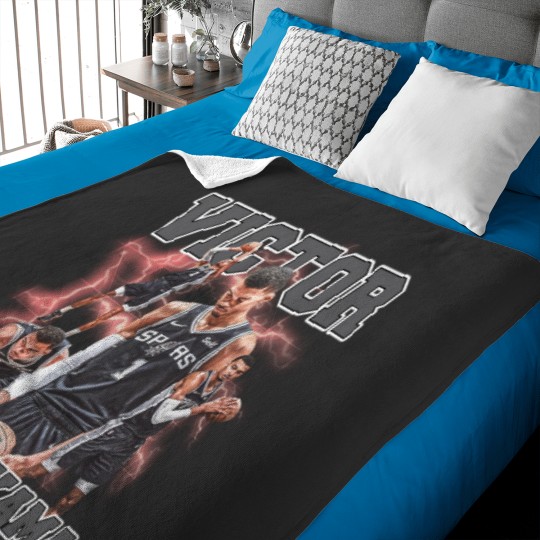 Discover Victor Wembanyama Unisex Baby Blankets, Victor Wembanyama Graphic
