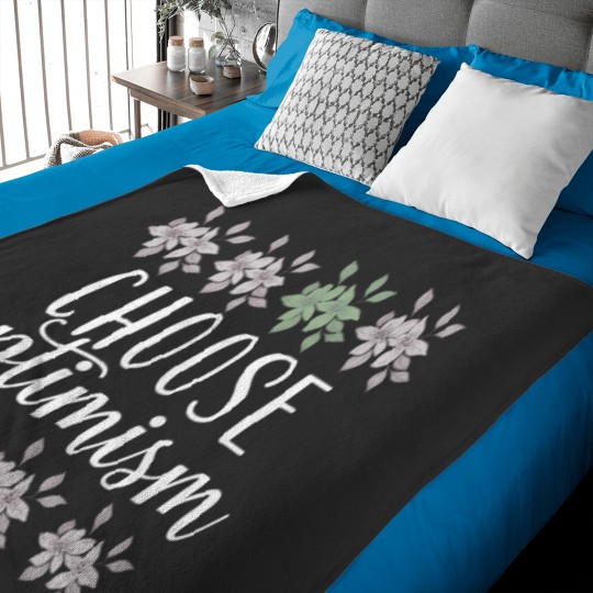 Discover Choose optimism Baby Blankets
