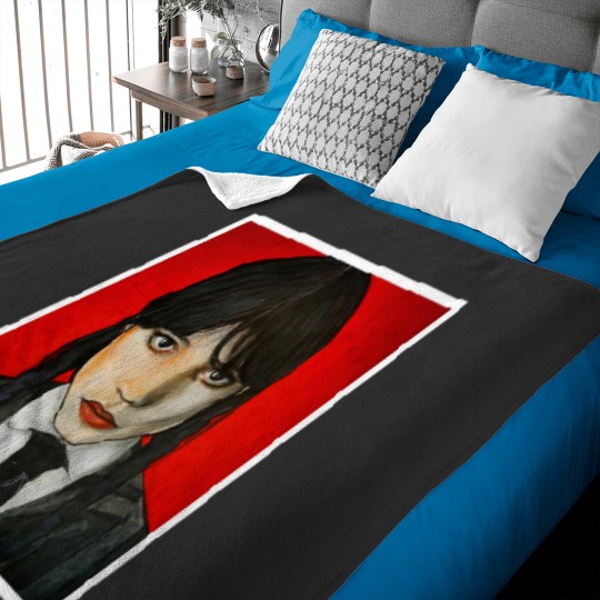 Discover Wednesday Addams Baby Blankets