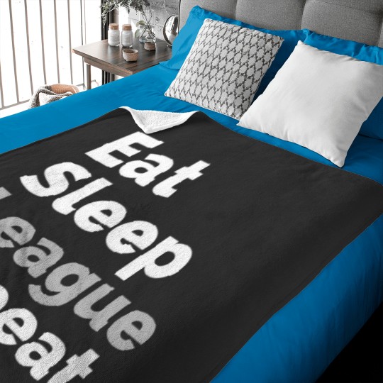 Discover Eat Sleep League Repeat Baby Blankets