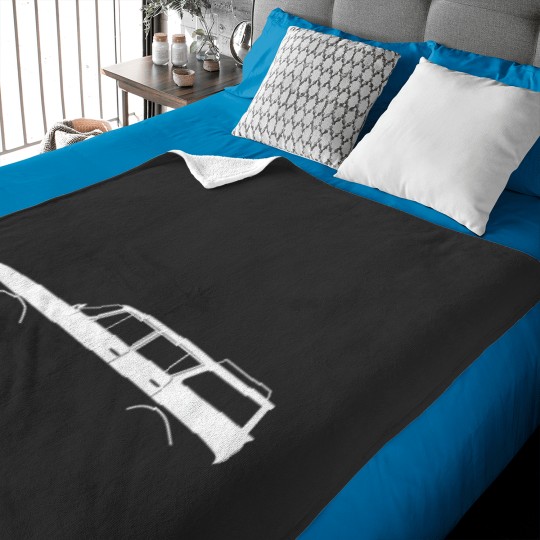Discover Car-Silhouette---For-1960-Rambler-Classic-Station-Wagon T-Shirt Baby Blankets