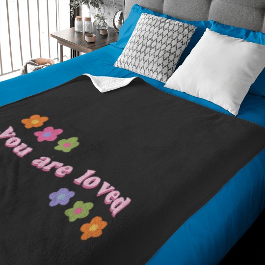 Discover you are loved floral Baby Blankets