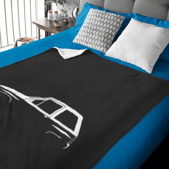 Discover Car-Silhouette---A T-Shirt Baby Blankets