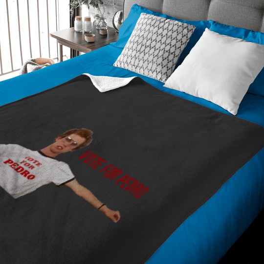 Discover Napoleon Dynamite Vote For Pedro Baby Blankets