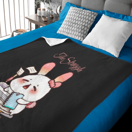 Discover The Struggle is real Baby Blankets