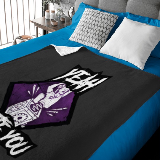 Discover Yeah I hate you Pop Goes The Weasel killer perk DBD Dead by Daylight Baby Blankets