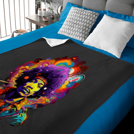 Discover jimmy hendrix Baby Blankets