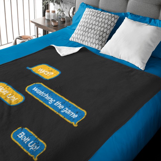 Discover WYD text message Baby Blankets