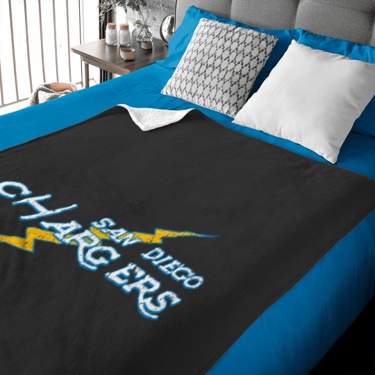 Discover Vintage-Styled San Diego Chargers Baby Blankets