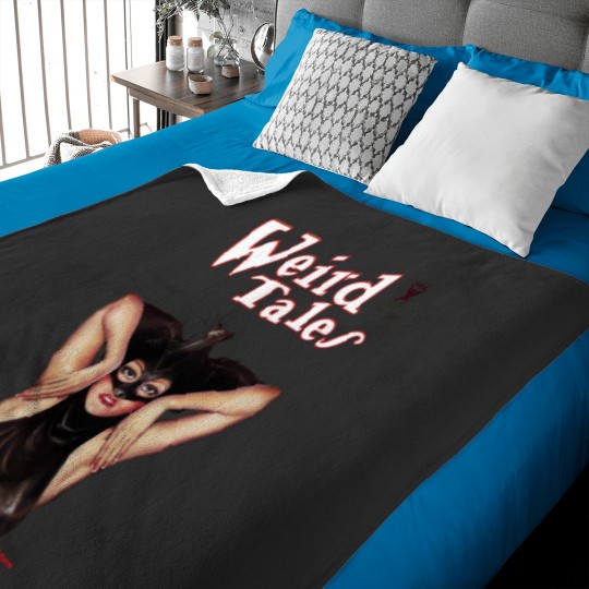 Discover Weird Tales Vintagess Pulp Cover Art Beautifully Restored Baby Blankets