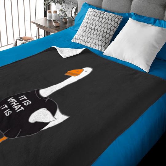 Discover AnGoose It Is What It Is Goose Essential Baby Blankets