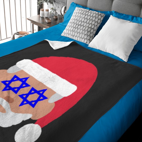 Discover Christmukkah Santa Claus Emoji Baby Blankets