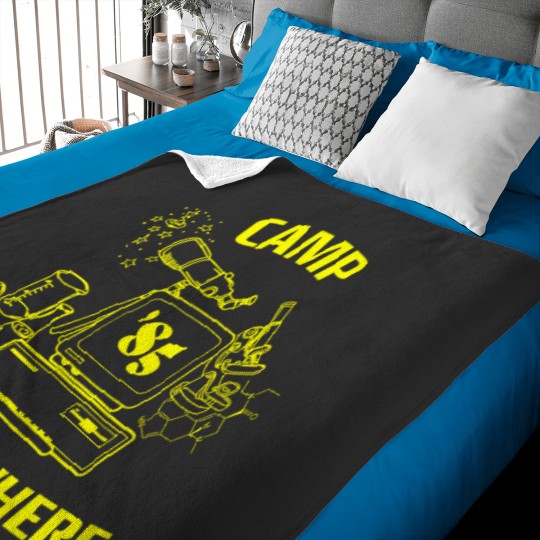 Discover Netflix Stranger Thingsss Camp Know Where 85 Logo Baby Blankets